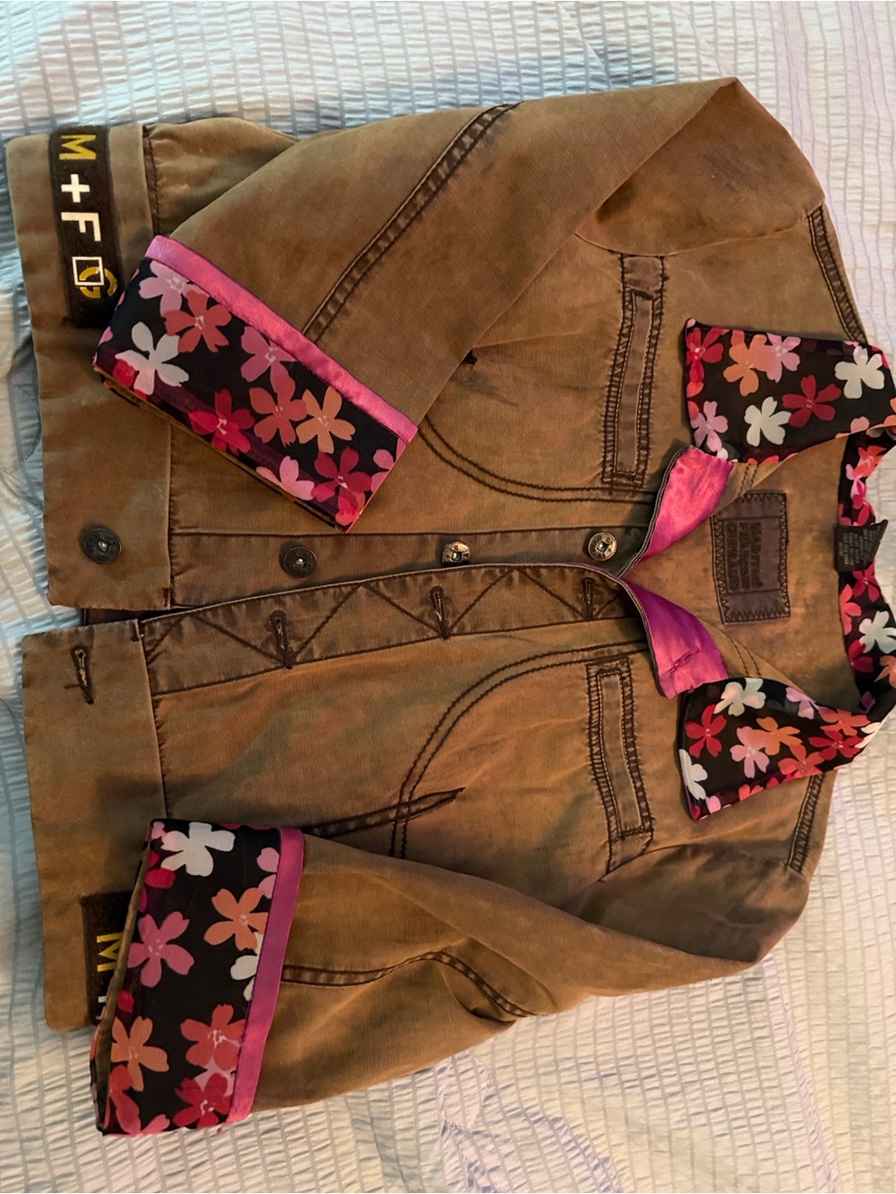 Archive Marithé + François Girbaud SS05 Distressed Cropped Utility Jacket